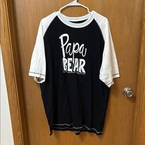 Lazy One Papa Bear and mama bear Pants and shirts Black and White
